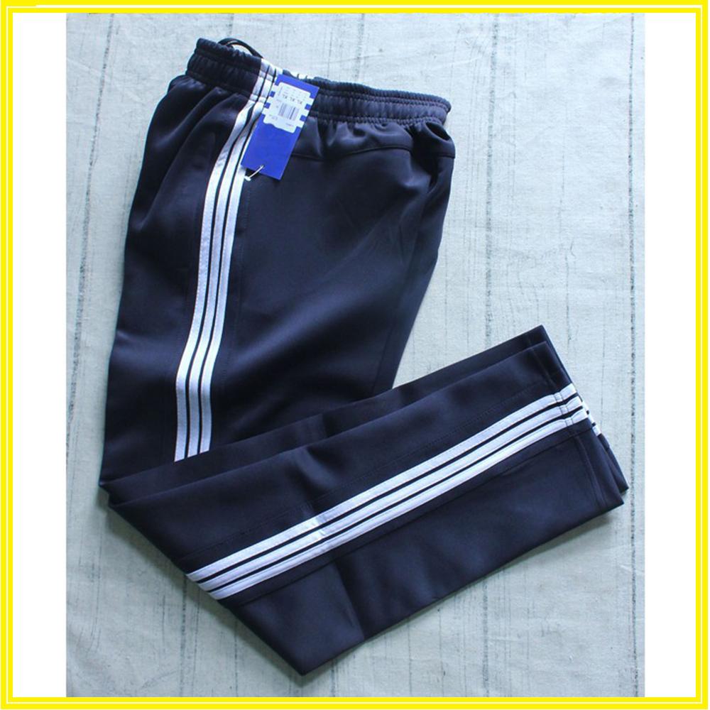Quần nỉ thể thao 3 sọc màu xanh than
