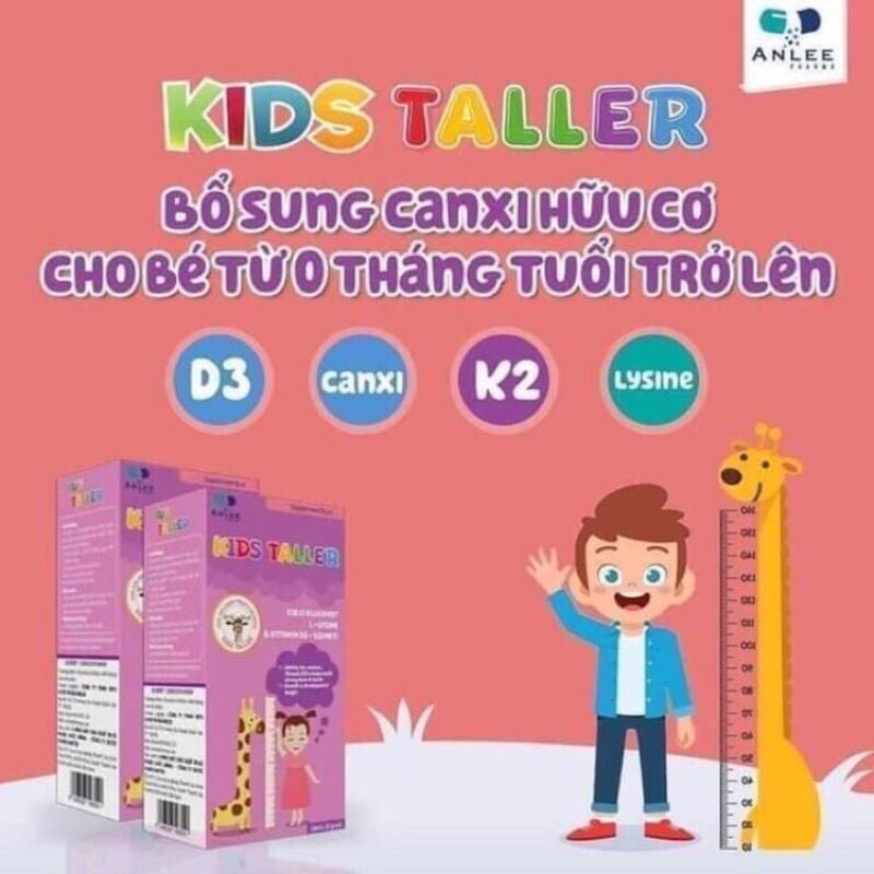 [HCM]Canxi hữu cơ kids Taller
