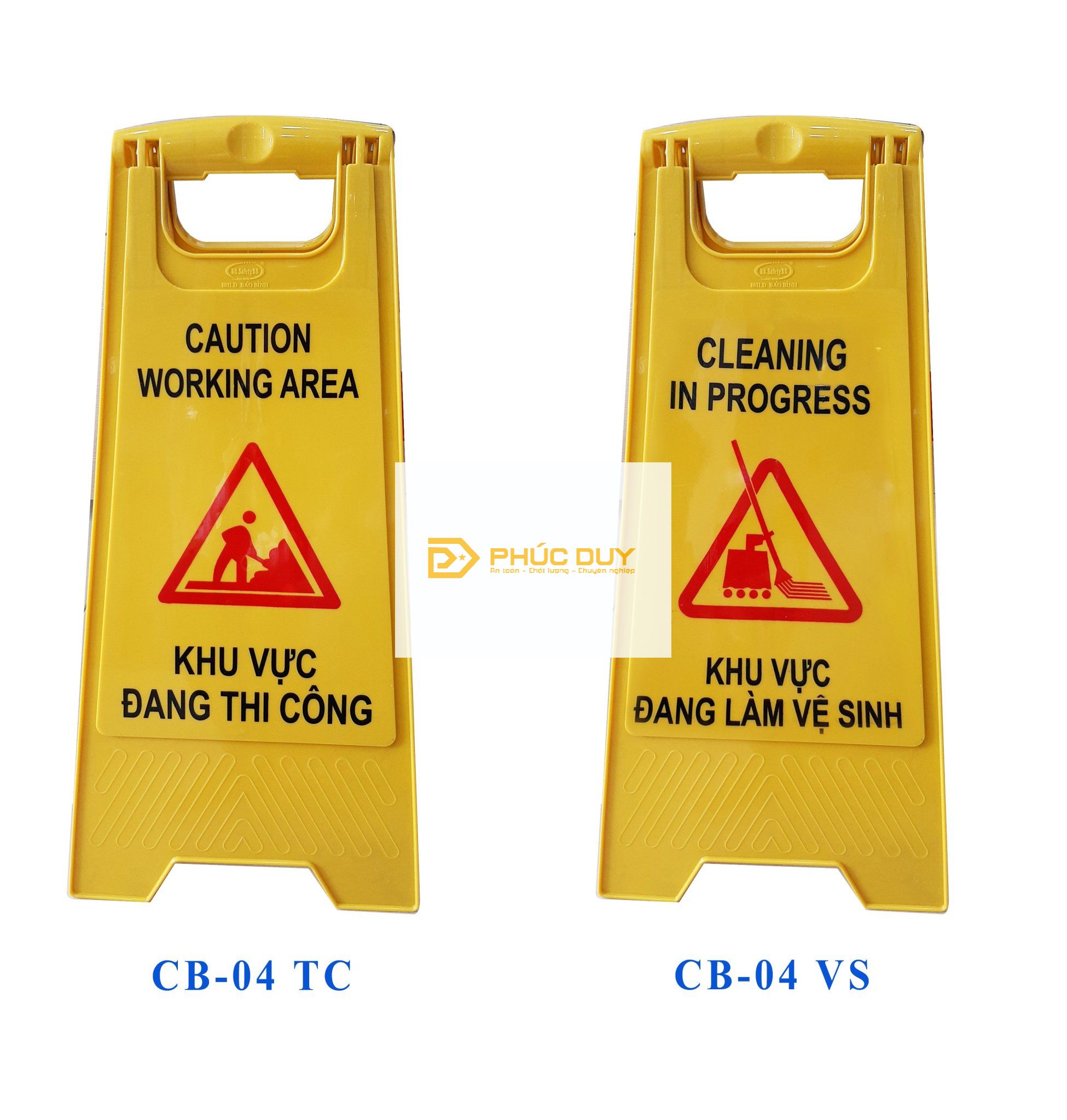 BẢNG CẢNH BÁO ĐƠN VỊ ĐANG THI CÔNG CHỮ A