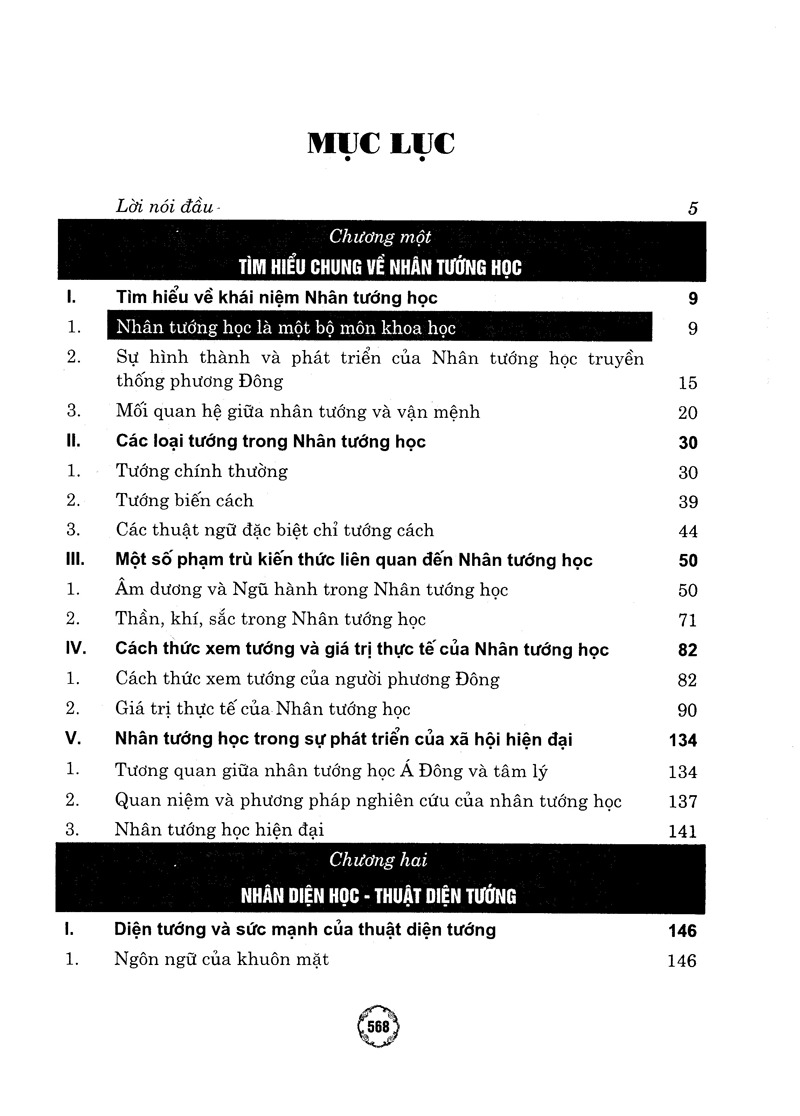 Sách Nhân Tướng Học Toàn Thư