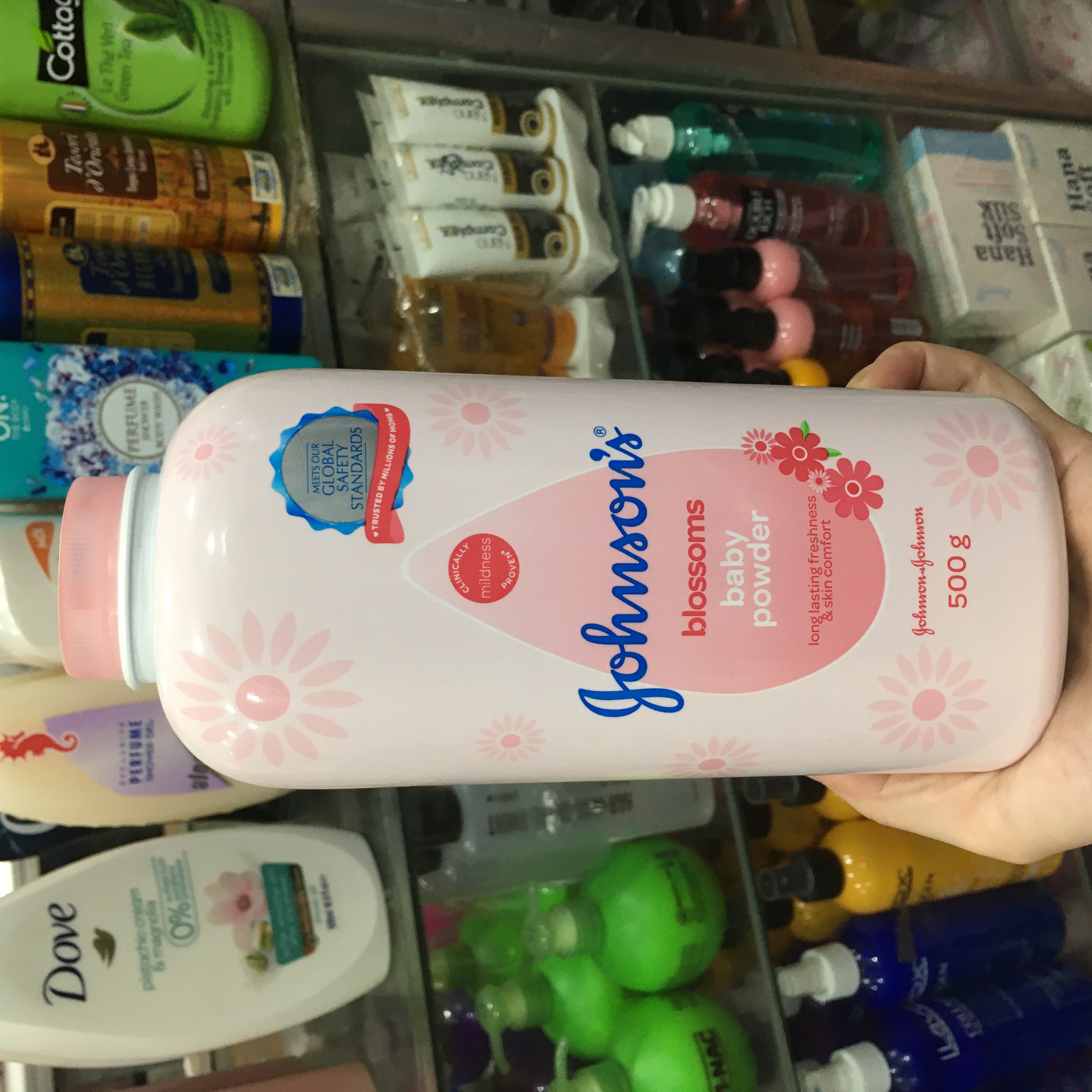 Phấn thơm Johnson's Baby Blossom 500g