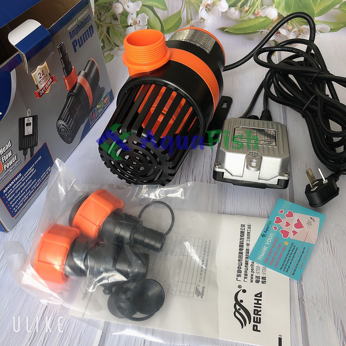 Máy Bơm Nước Periha PB 5000 - 25000 (máy bơm chìm hồ cá)