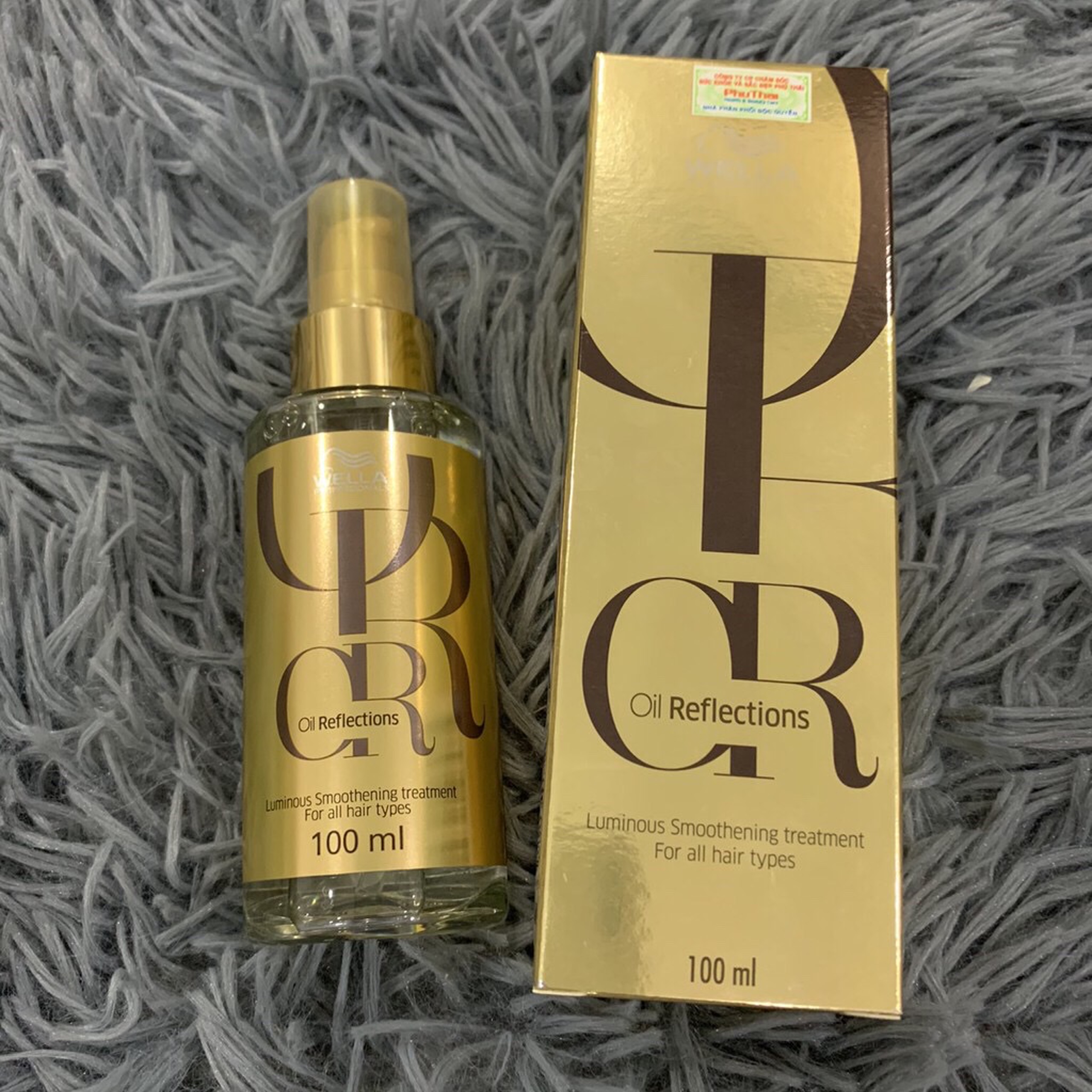 [HCM]Tinh dầu phục hồi tóc hư tổn Oil Reflections Wella 100ml (new)