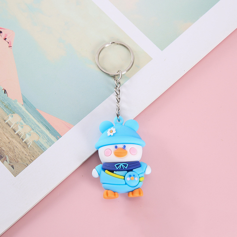 Móc khóa vịt má hồng túi đeo chéo kute