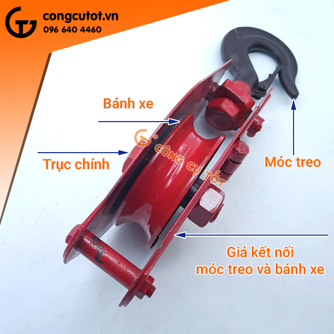 Ròng rọc treo 1000kg - 5000kg