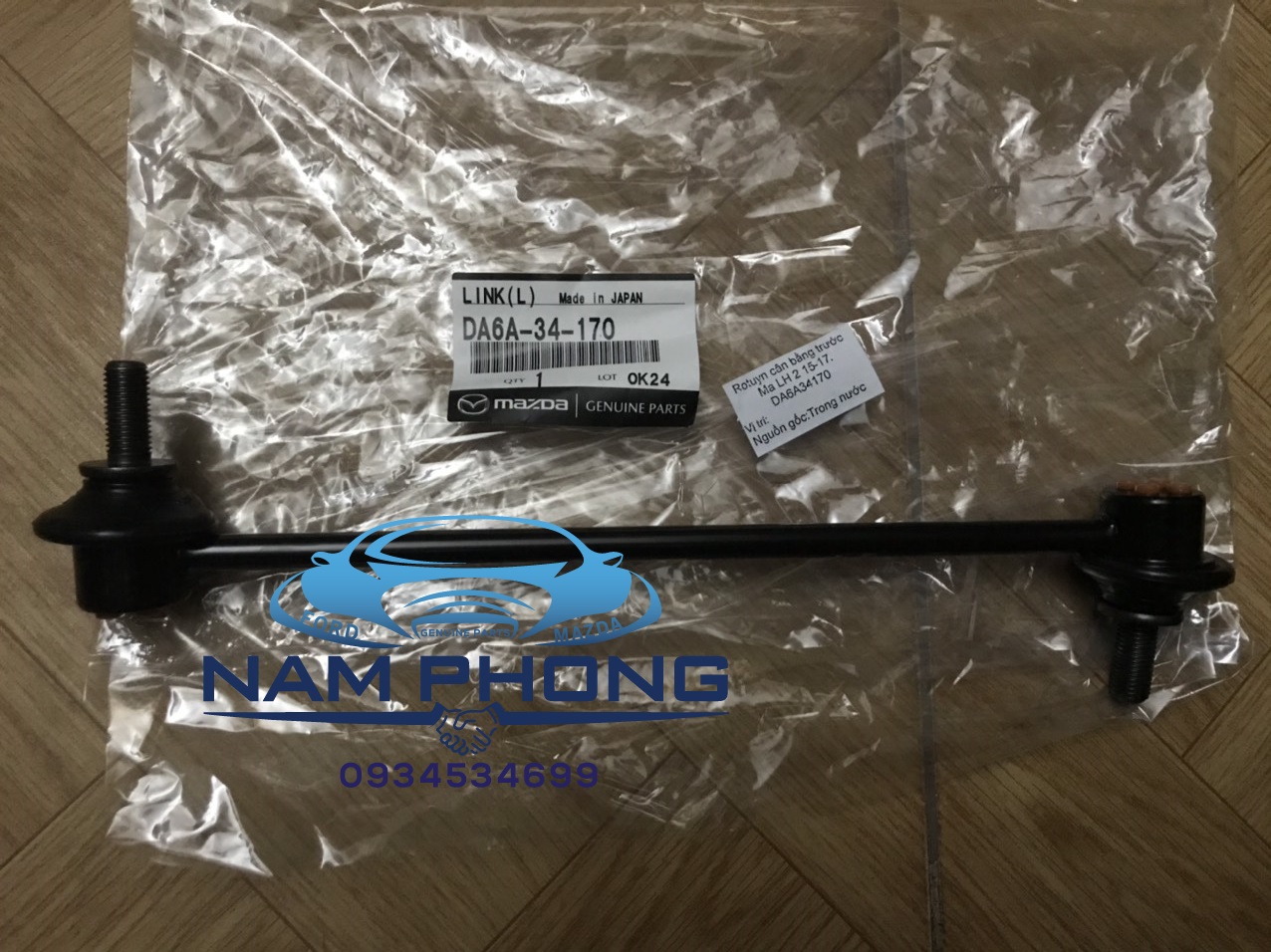 Rotuyn cân bằng trước mazda 2 thanh giằng trước mazda2 2015 - 2020 - da6a34170 / da6a34150