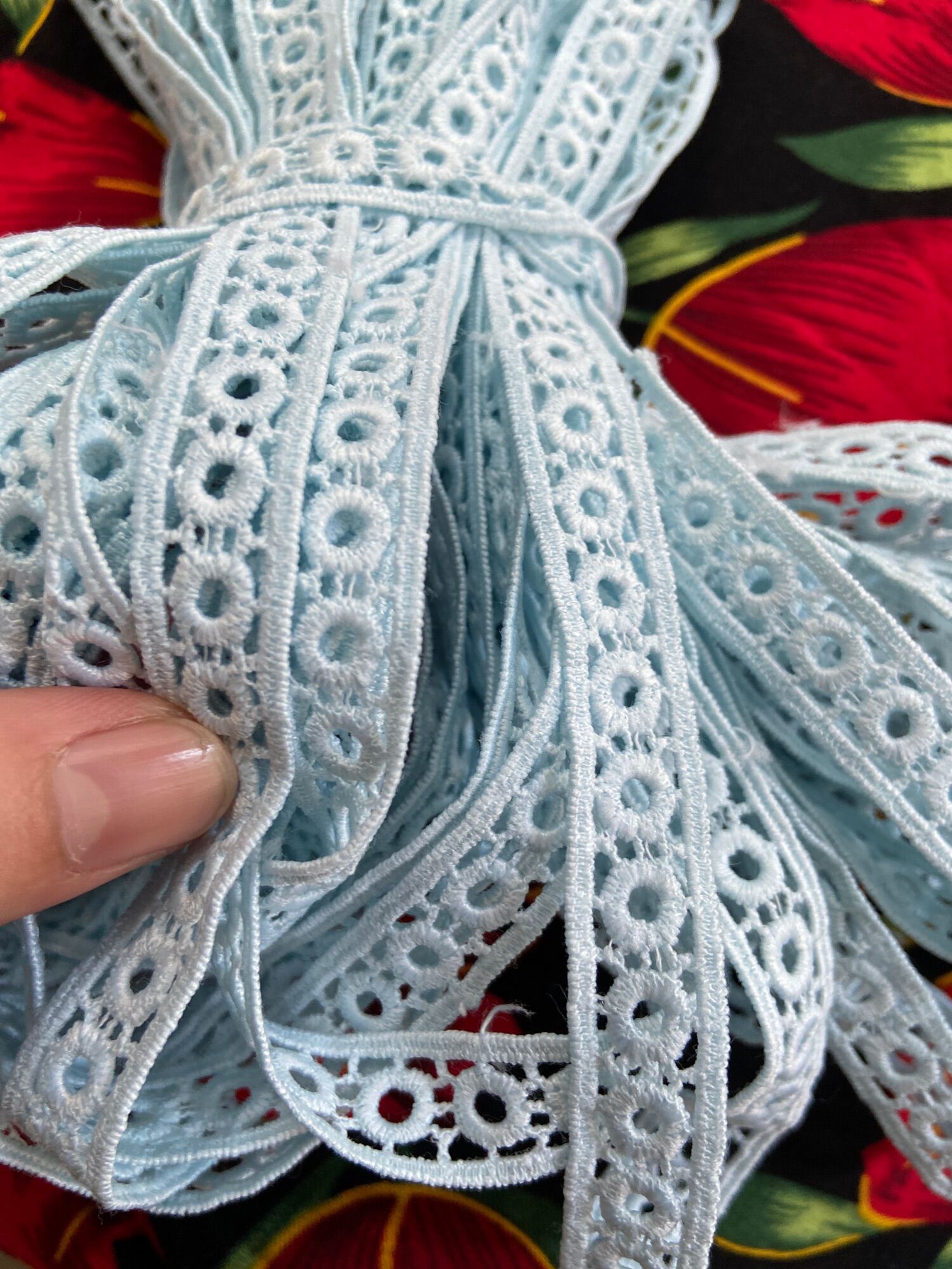 10m ren bản 1,2cm trang trí pha phối