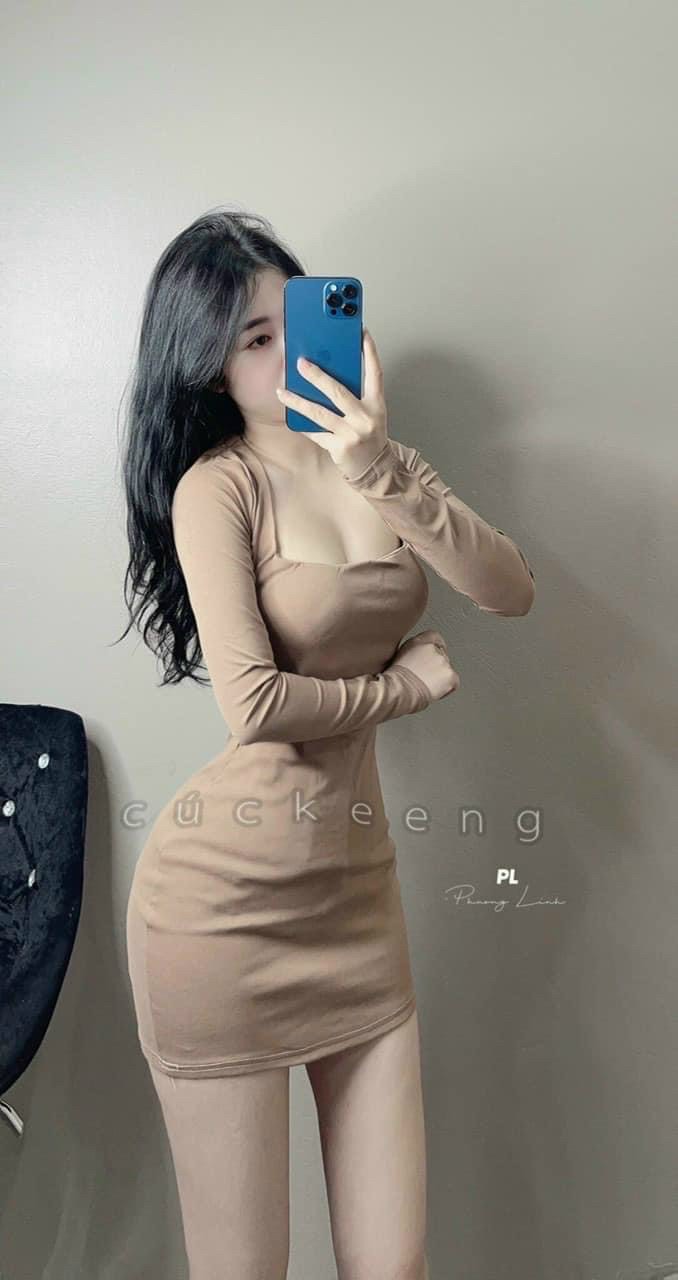 Đầm Body Cổ Vuông Tay Dài Phom Ngắn Chất Thun Borip Thích Hợp Mặc Đi Tiệc Đi Làm Đi Chơi Phù Hợp Mọi Phong Cách