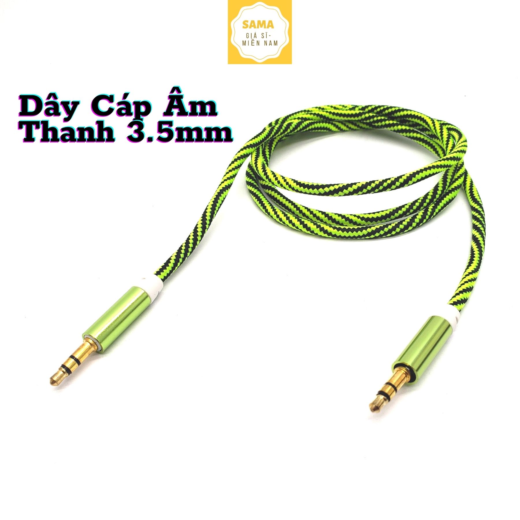 Dây Cáp Âm Thanh - Jack AUX 3.5mm 2 Đầu - Kết Nối Loa Với Điện Thoại ...