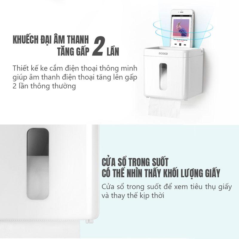 Hộp đựng giấy vệ sinh ECOCO 9231