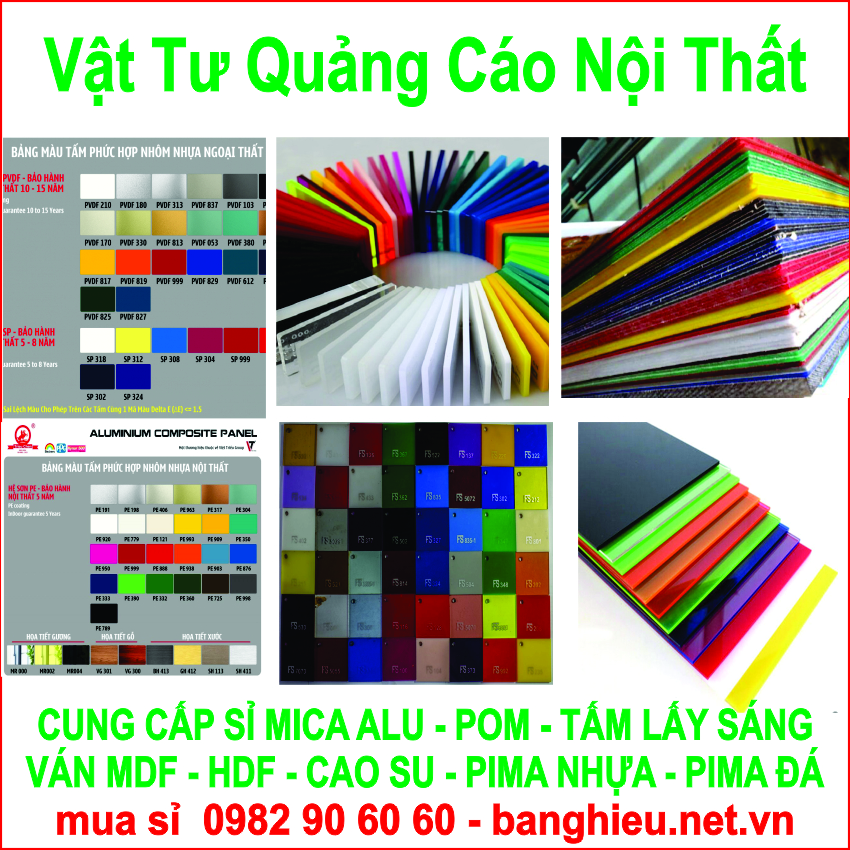 Mica trong 2 li ( kích thước 20 x 10 cm ) chuyên bán sỉ và lẻ mica alu - ván  - ván nhựa - pima vv
