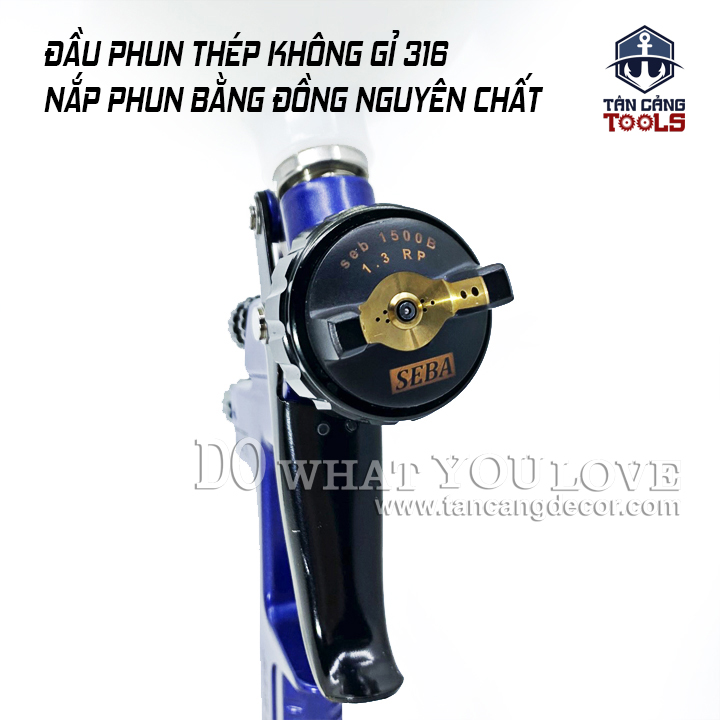 Súng Phun Sơn Seba 1500B 1.3 mm RP 600 cc