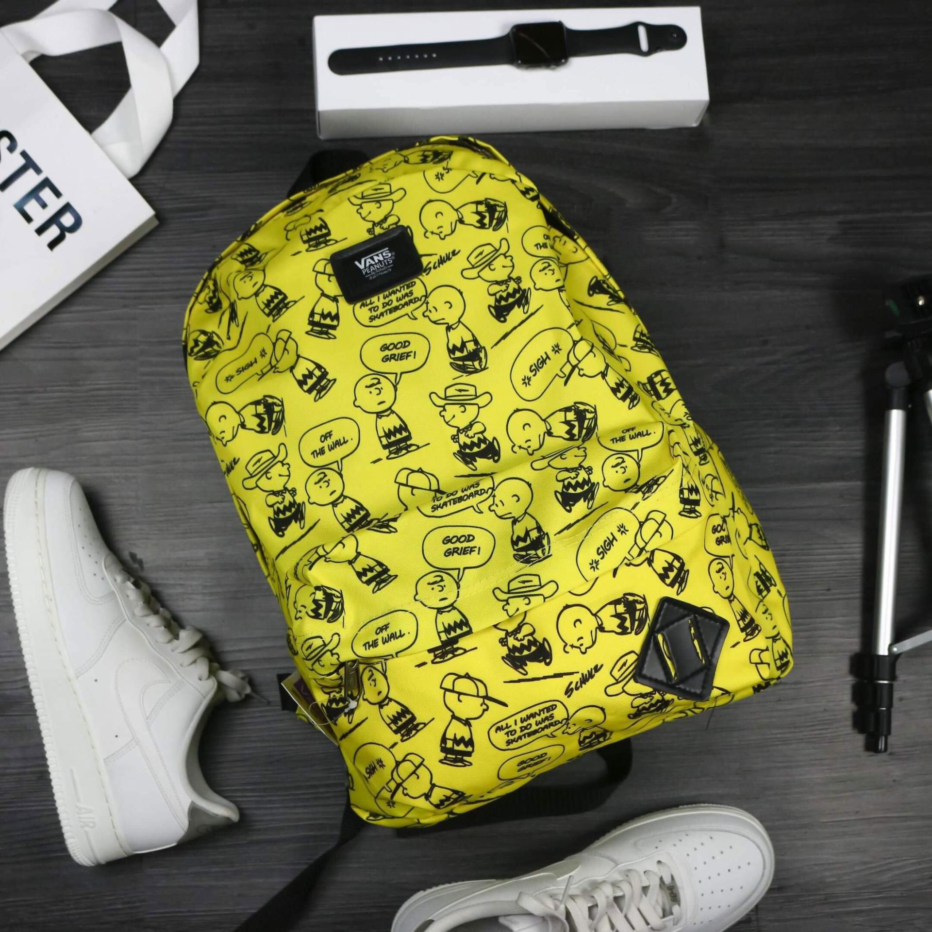 Balo Van S Peanuts Snoopy Old Skool Backpack - Yellow [Chính Hãng]