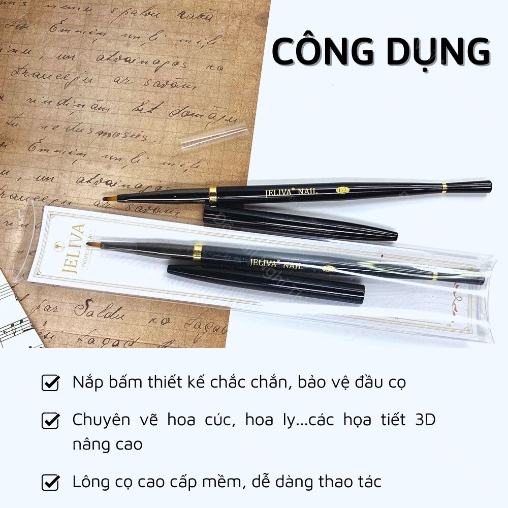 Cọ hoa cúc vẽ móng nail số 02 Nghi Thảo