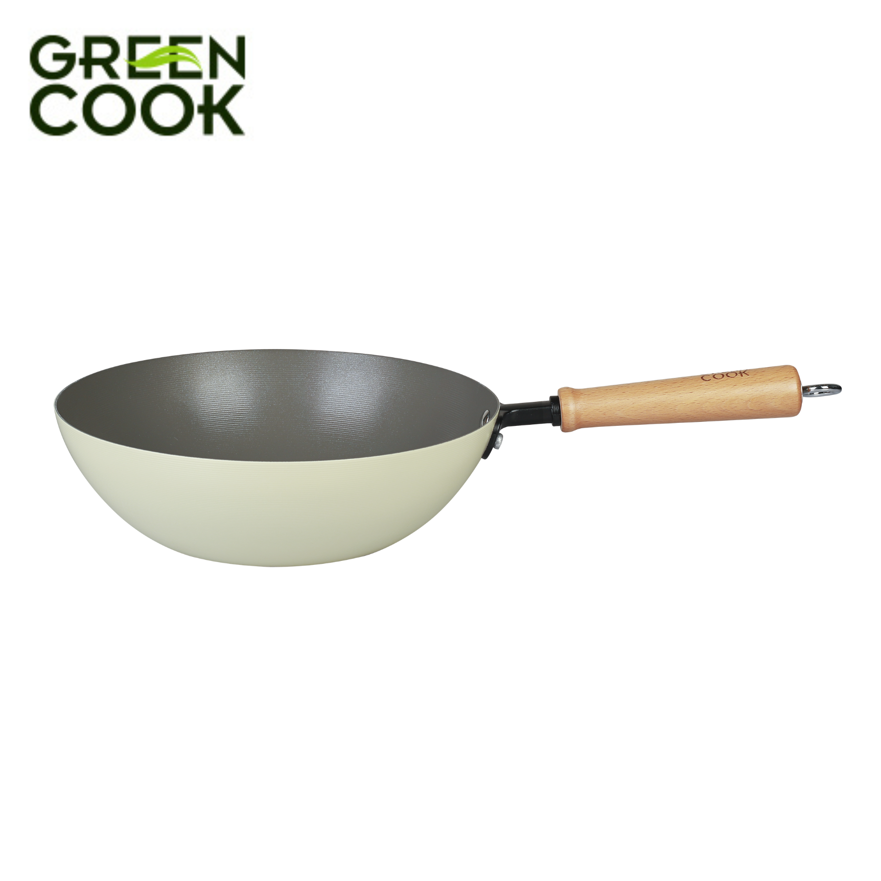 Chảo Thép Sâu Chống Dính 28 cm Green cook GCW257-28IH - Hàng Chính Hãng Green Cook - Hình ảnh 3