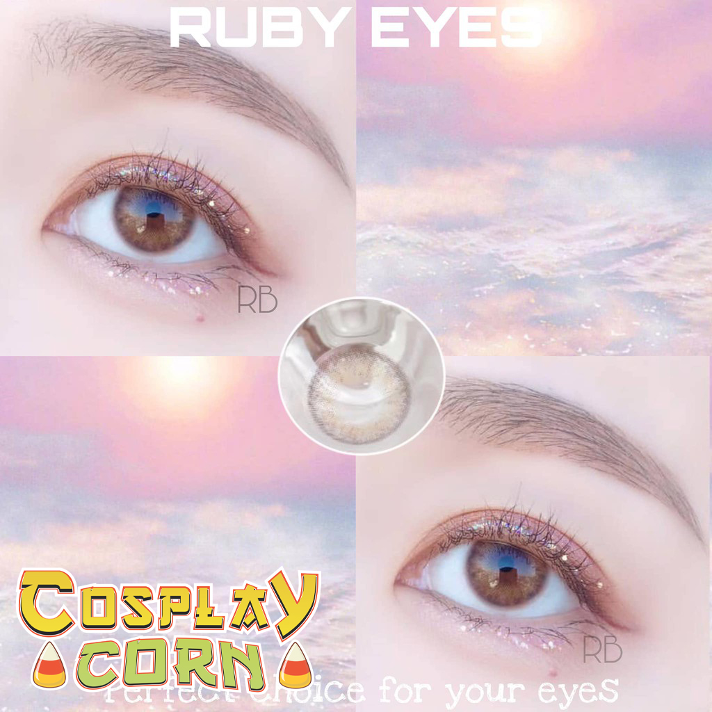 Tổng Hợp 14 Mẫu Lens Ruby Eyes Nâu Hot