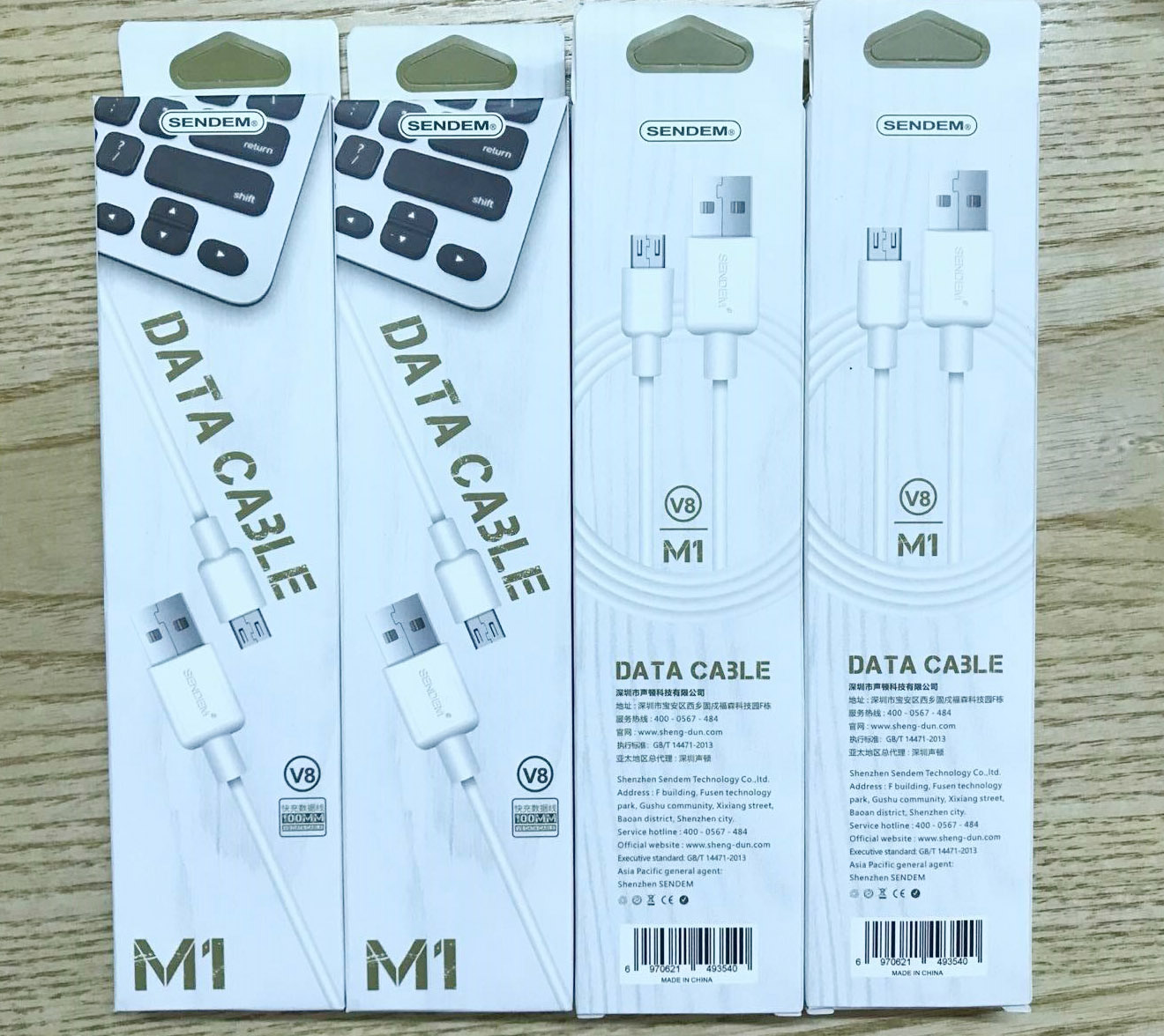 Cáp sạc Sendem M1 chuẩn Micro USB Hàng chính hãng