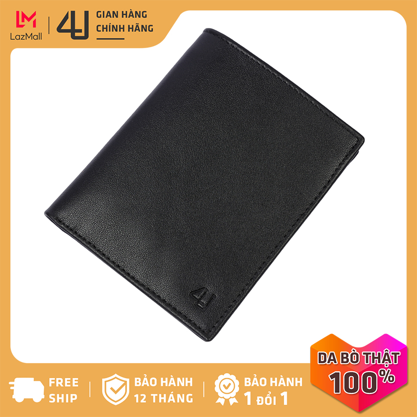 >> BÁO GIÁ BÓP VÍ NAM DA BÒ THẬT CAO CẤP DÁNG PHIÊN BẢN 2020 | Shopee Lazada Sendo Tiki mới nhất 258 Bóp ví nam da bò thật 4U cao cấp dáng đứng, có nhiều ngăn đựng tiền và thẻ tiện dụng FB241