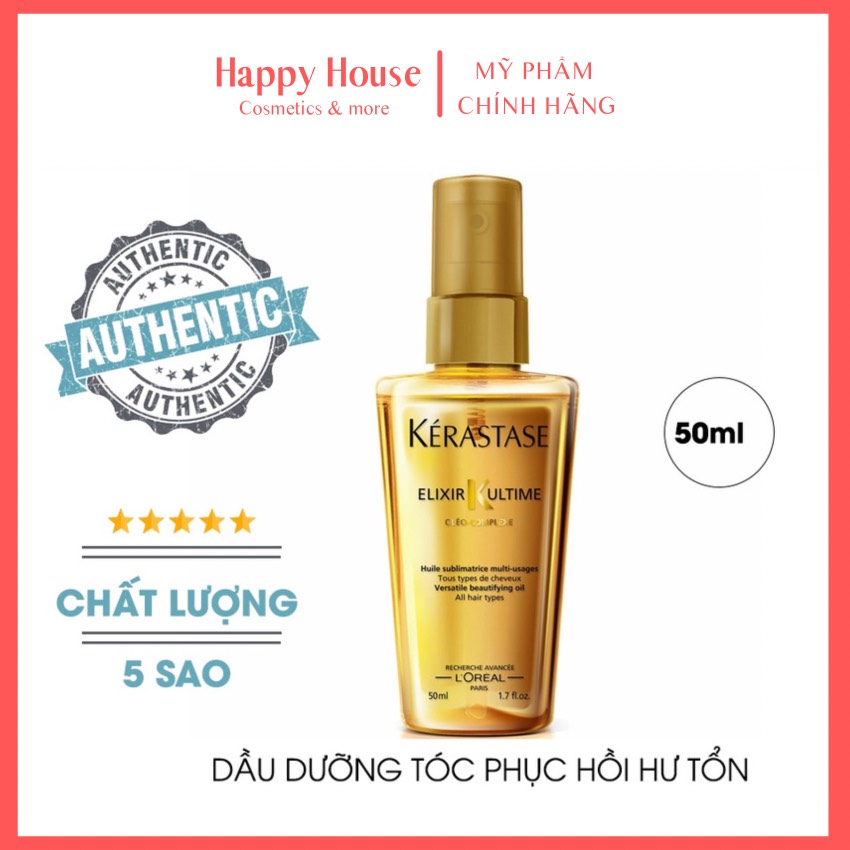 Dầu dưỡng tóc phục hồi Kerastase Elixir Ultime (50ml)