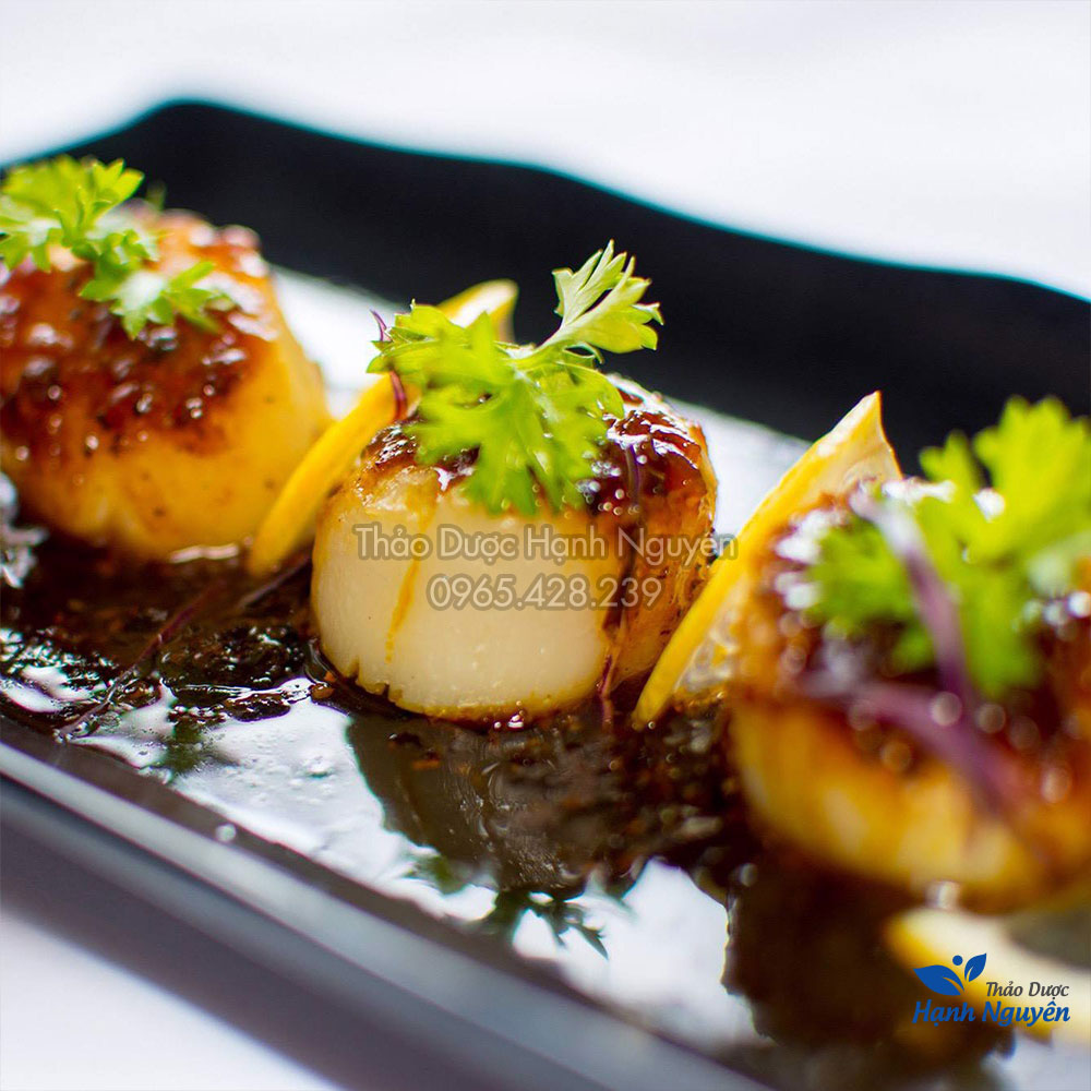 Cồi sò điệp khô Phan Thiết (10g (Cồi dày, giòn, thơm ngon bổ dưỡng) - Thảo dược Hạnh Nguyên