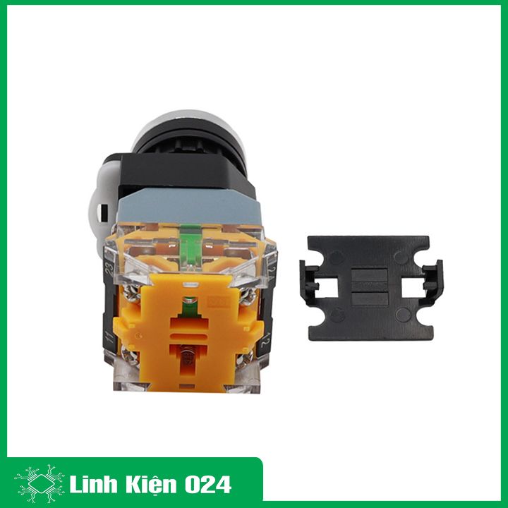 Nút nhấn đề giữ có đèn LA38 380V 10A 2 thường mở