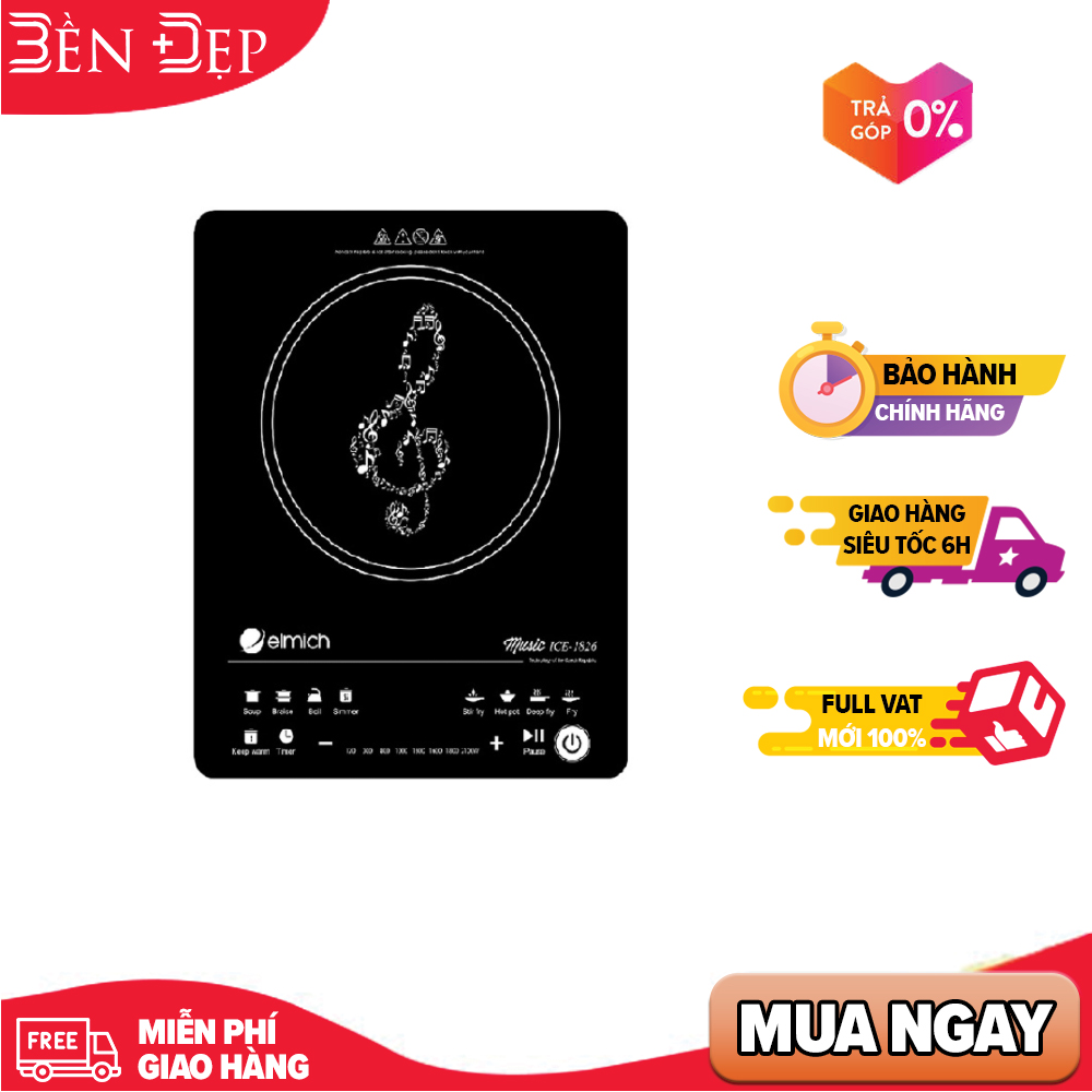 Bếp điện từ Elmich ICE-1826 (Giá áp dụng giao tại HN, HCM& các tỉnh liên hệ shop)