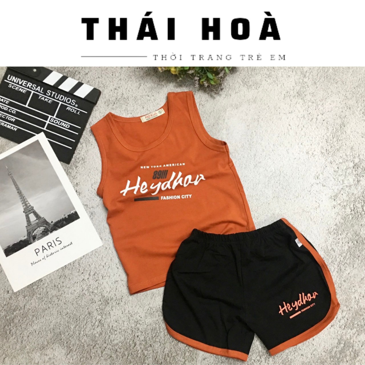 bộ ba lỗ cho bé trai 7-20kg