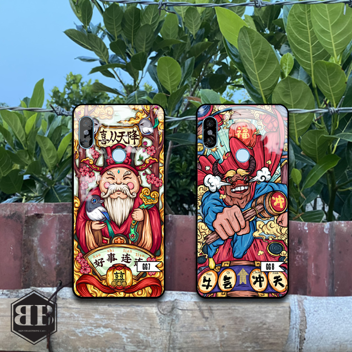ỐP lưng kính cường lực Xiaomi Redmi Note 5 / Redmi Note 5 Pro hình 12 con giáp