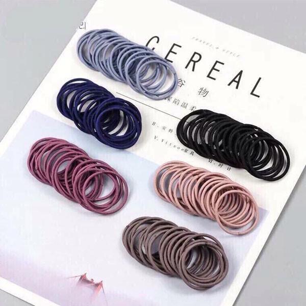 [HCM]Combo 100 dây cột tóc Hàn Quốc siêu dai