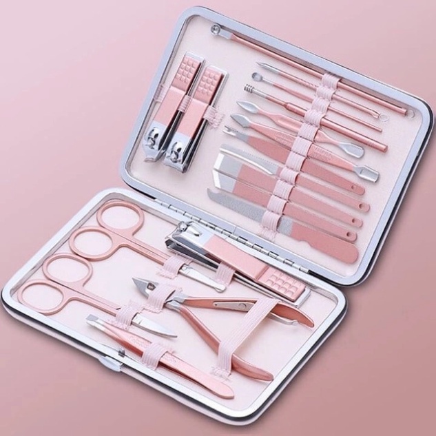Bộ bấm móng 18 chi tiết kèm hộp