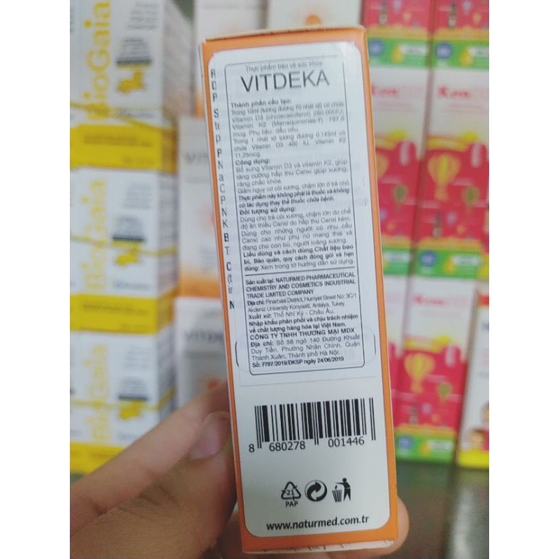 Vitamin D3 & K2 - Vitdeka Spray