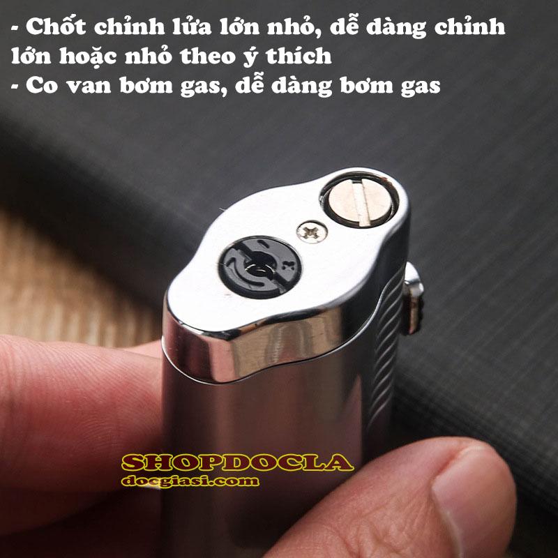 Bật Lửa Khò Honest 3 Tia Kèm Đục Cao Cấp (Có Hộp) , bật lửa honest , bat lua 3 tia , bật lửa châm cigas