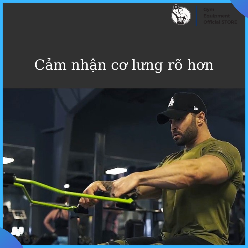 Power grip, cable attachment lat pull down-back-row, dụng cụ kéo lưng kéo xô tập gym thế hệ mới đa năng tùy chỉnh đủ góc độ ULTIMATE GYM