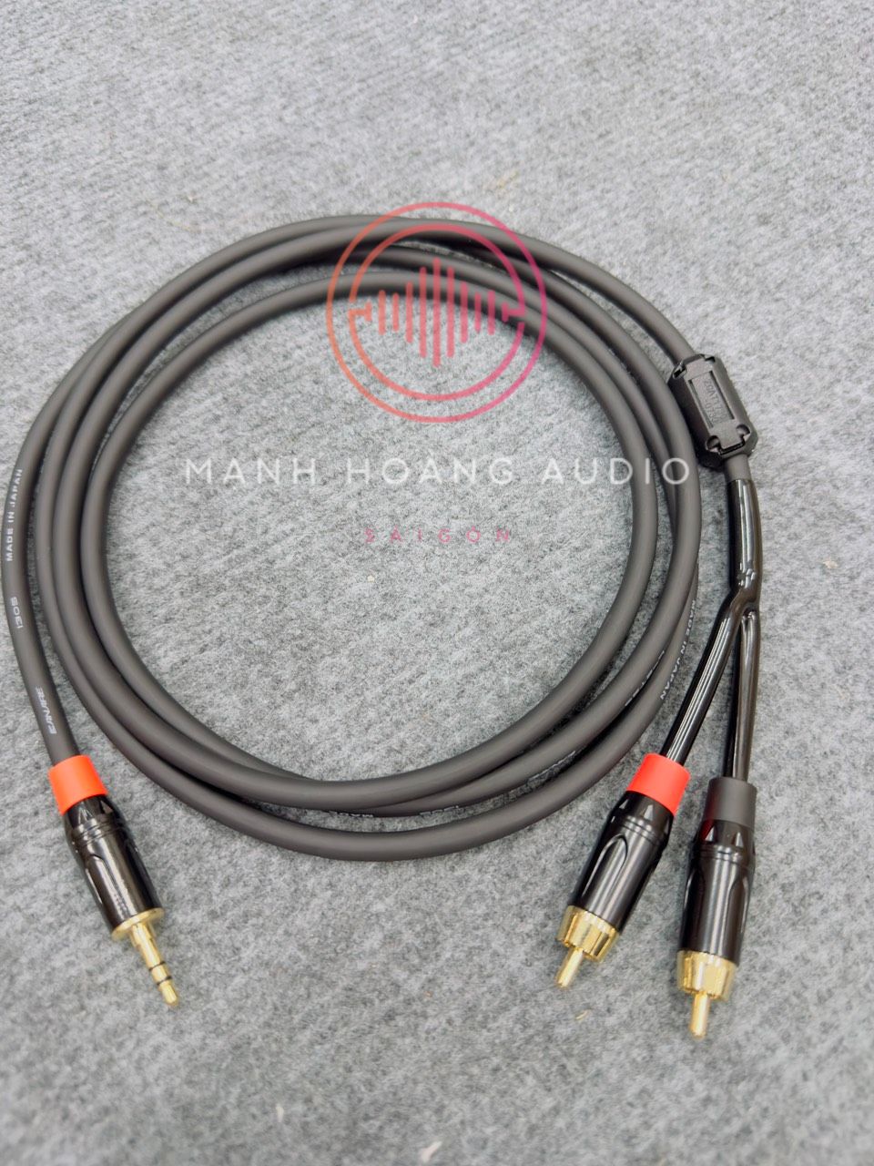 Dây 3.5 ra 2 AV bãi Nhật - Mạnh Hoàng Audio