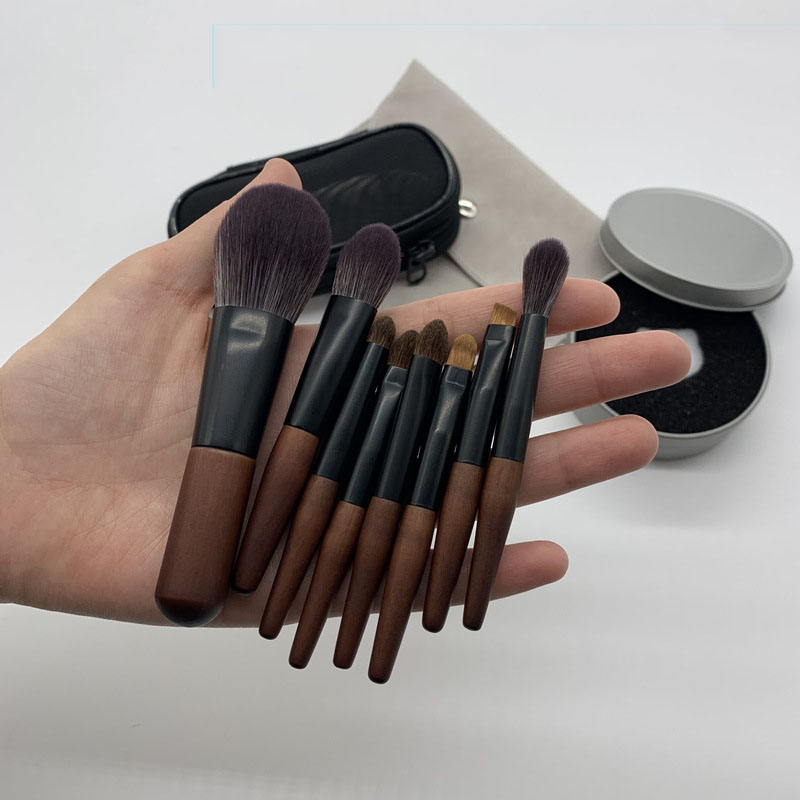 Set cọ mini 8 cây tặng kèm túi lưới đựng cọ