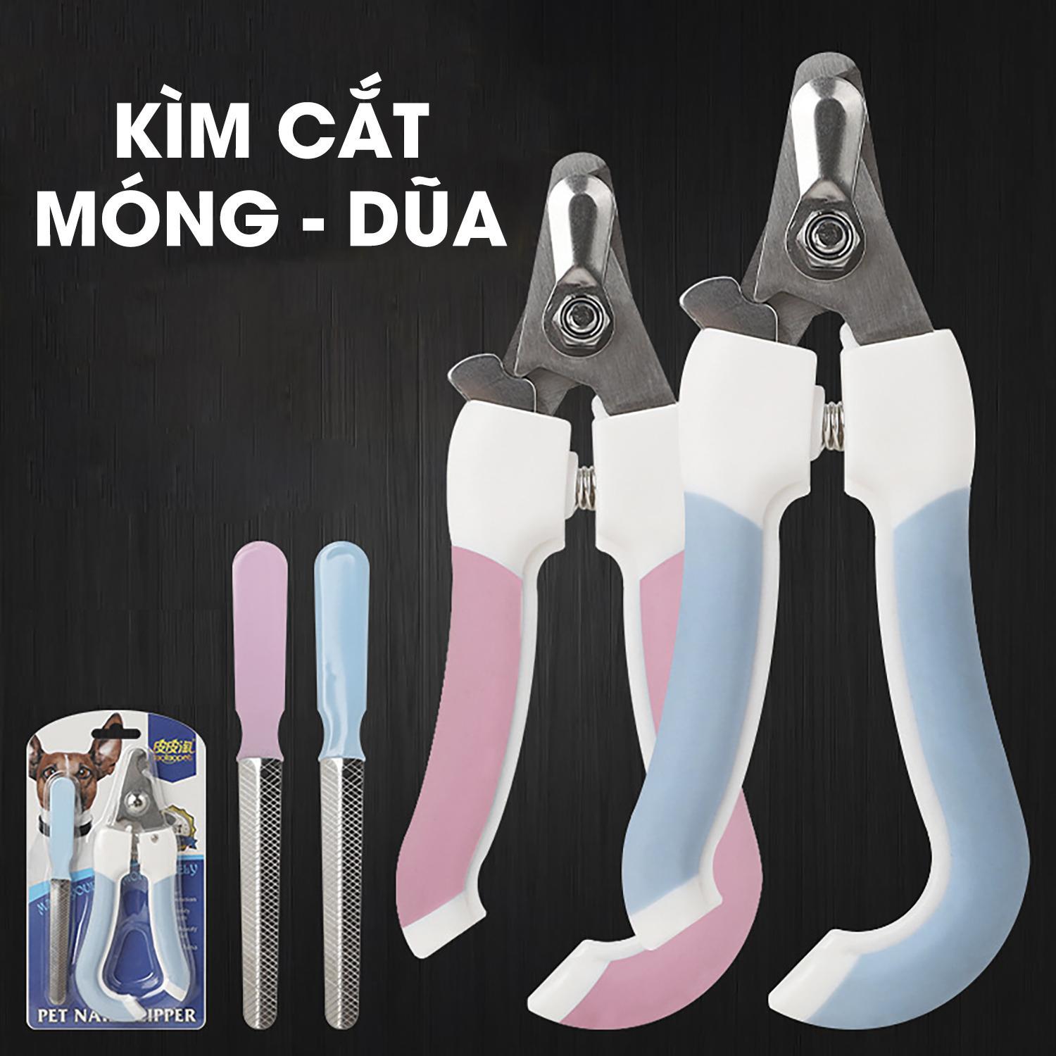 [HCM]Bộ Kềm Cắt Và Dũa Móng Size Nhỏ Cho Thú Cưng Chó Mèo