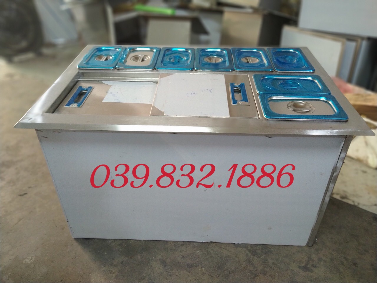 Thùng đá inox quầy bar