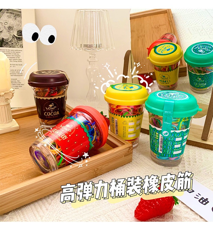 Hộp Thun Cột Tóc Hàn Quốc Siêu Dễ Thương (150 dây)