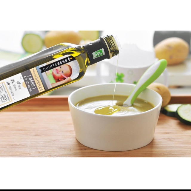 [HCM][CHÍNH HÃNG] DẦU ĂN DẶM HỮU CƠ CHO BÉ QUINTESENS 250ML