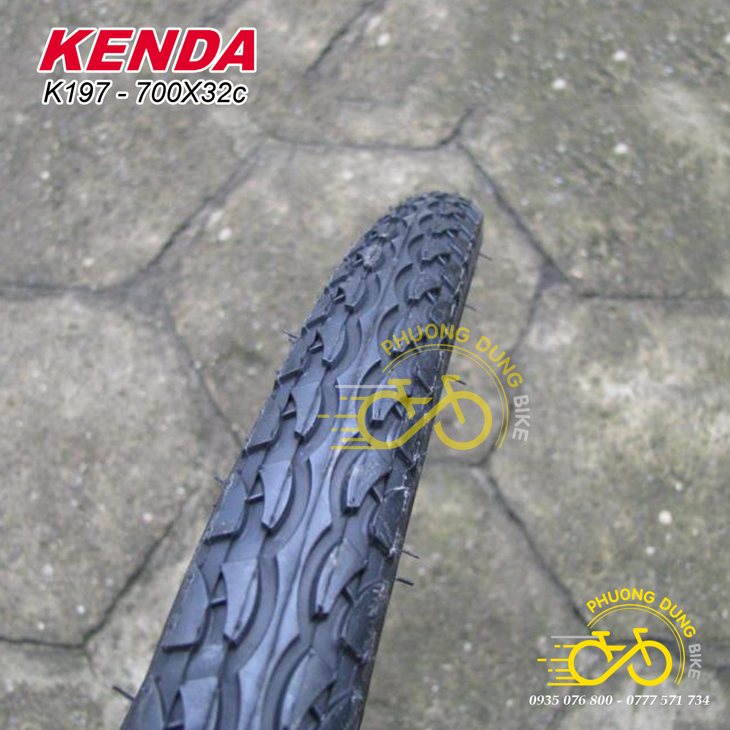 Lốp (Vỏ) xe đạp KENDA VN K197 700x32C - 1 Cái