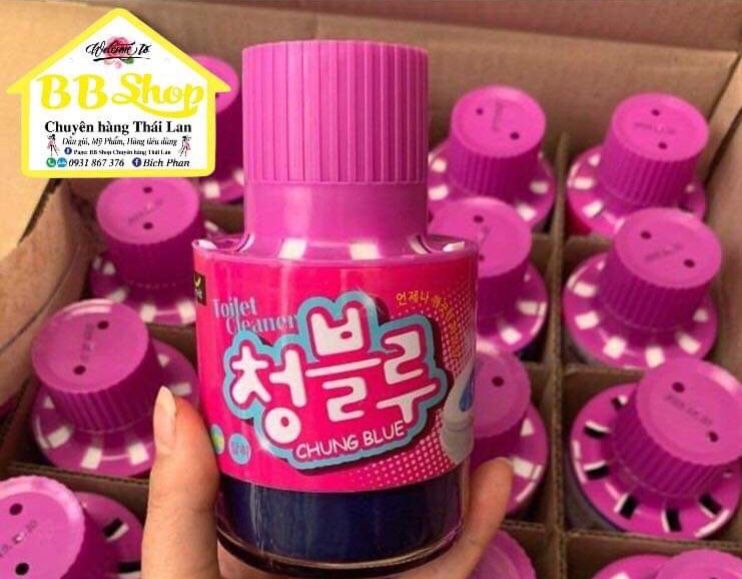 [HCM]CỐC THẢ BỒN CẦU HÀN QUỐC CHUNG BLUE