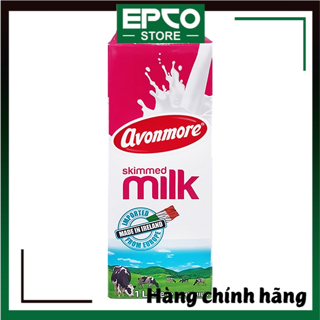 Sữa tươi Avonmore tách béo 1L