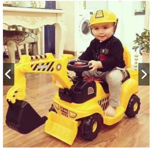 Xe chòi chân Xe cẩu chòi cho bé yêu có ảnh thật