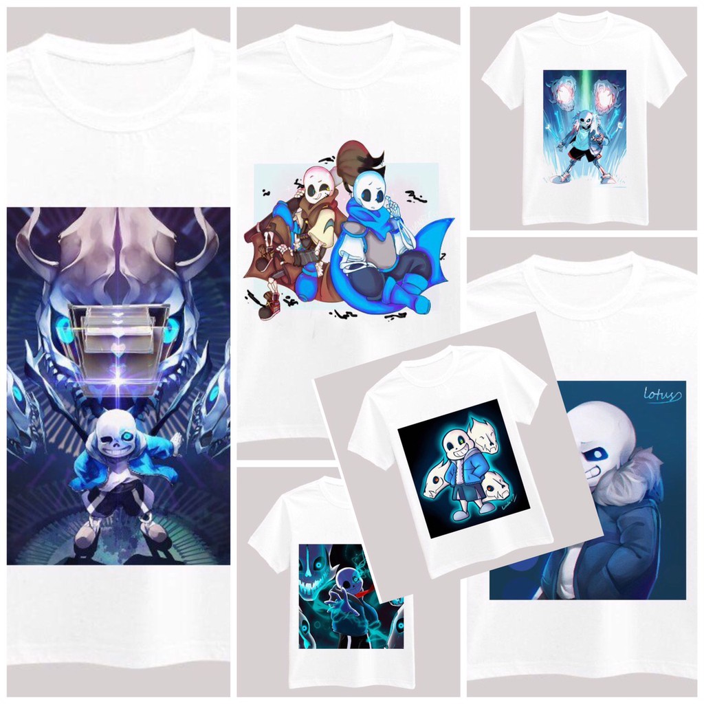 SIÊU HOT MẪU MỚI ÁO THUN HÌNH undertale sans cực hot