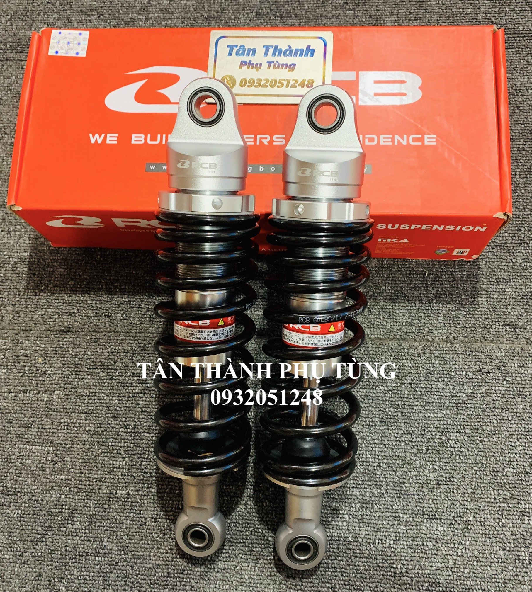 Phuộc RCB Seri C gắn Sirius chính hãng