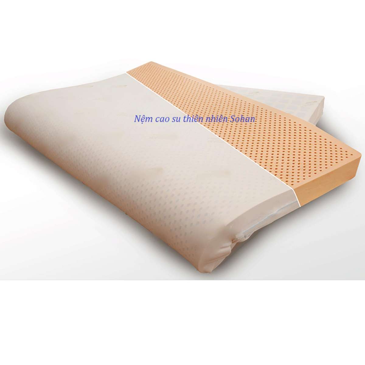 Nệm 1m6x2mx10cm 100% CAO SU THIÊN NHIÊN hãng SOHAN