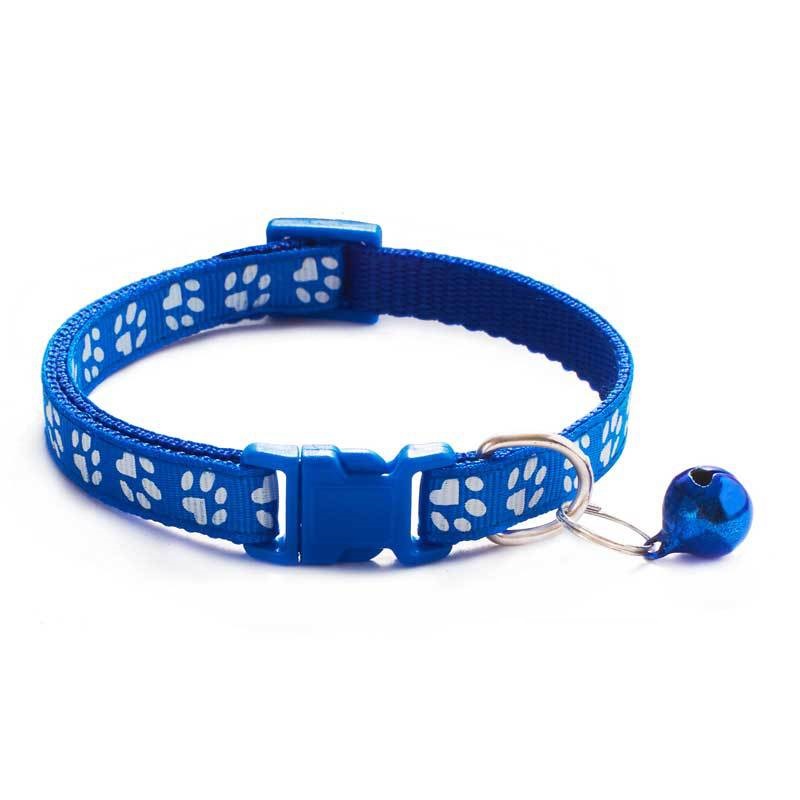 Vòng cổ lục lạc cho thú cưng hình dấu chân chó mèo - ipet shop