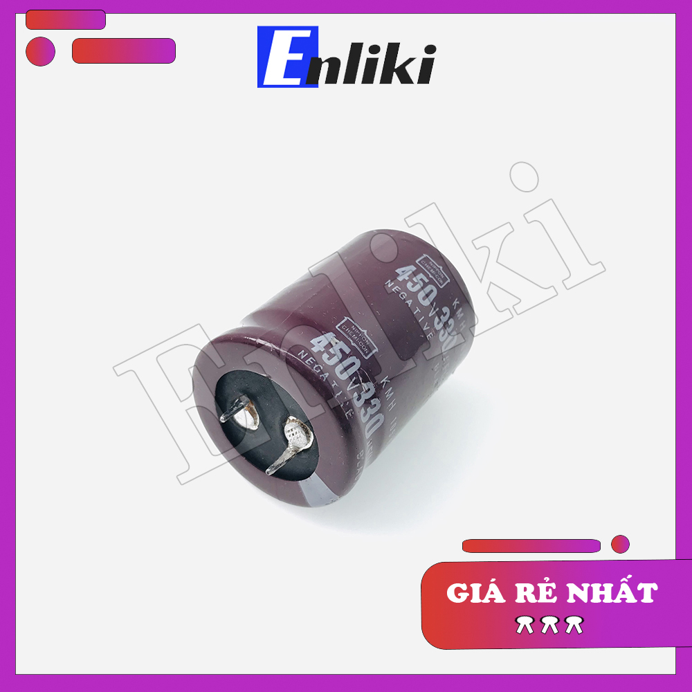 Tụ 330uF 450V kích thước 30x40mm