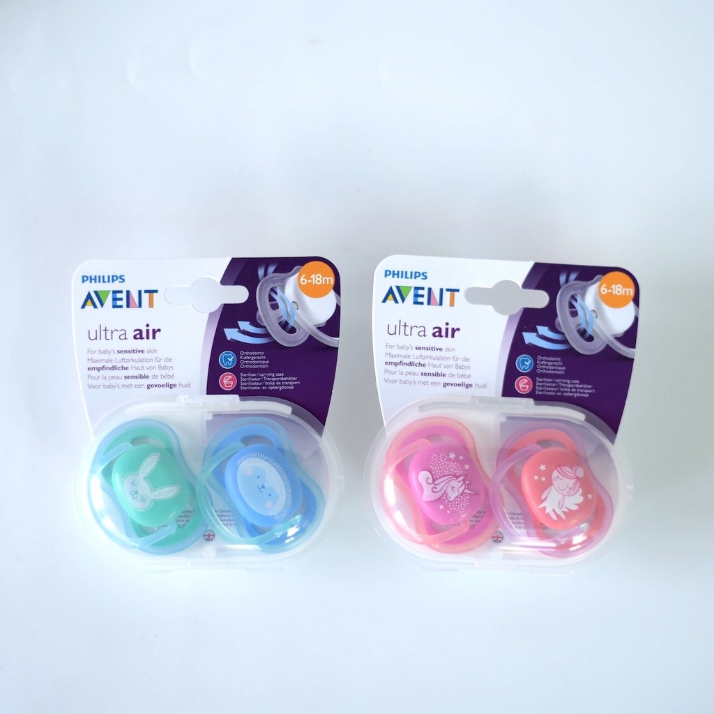 Ty Ngậm Philips AVENT Ultra Air 0-6-18 Tháng