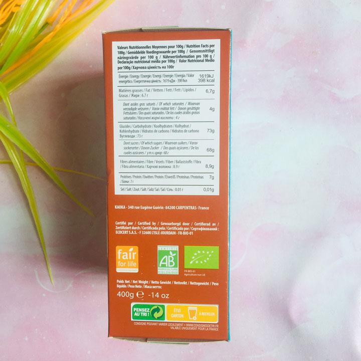 Bột cacao hữu cơ Kaoka 400g - Pháp
